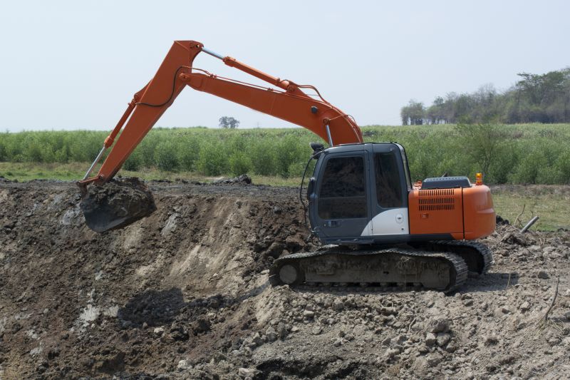 Pond Excavation Machinery